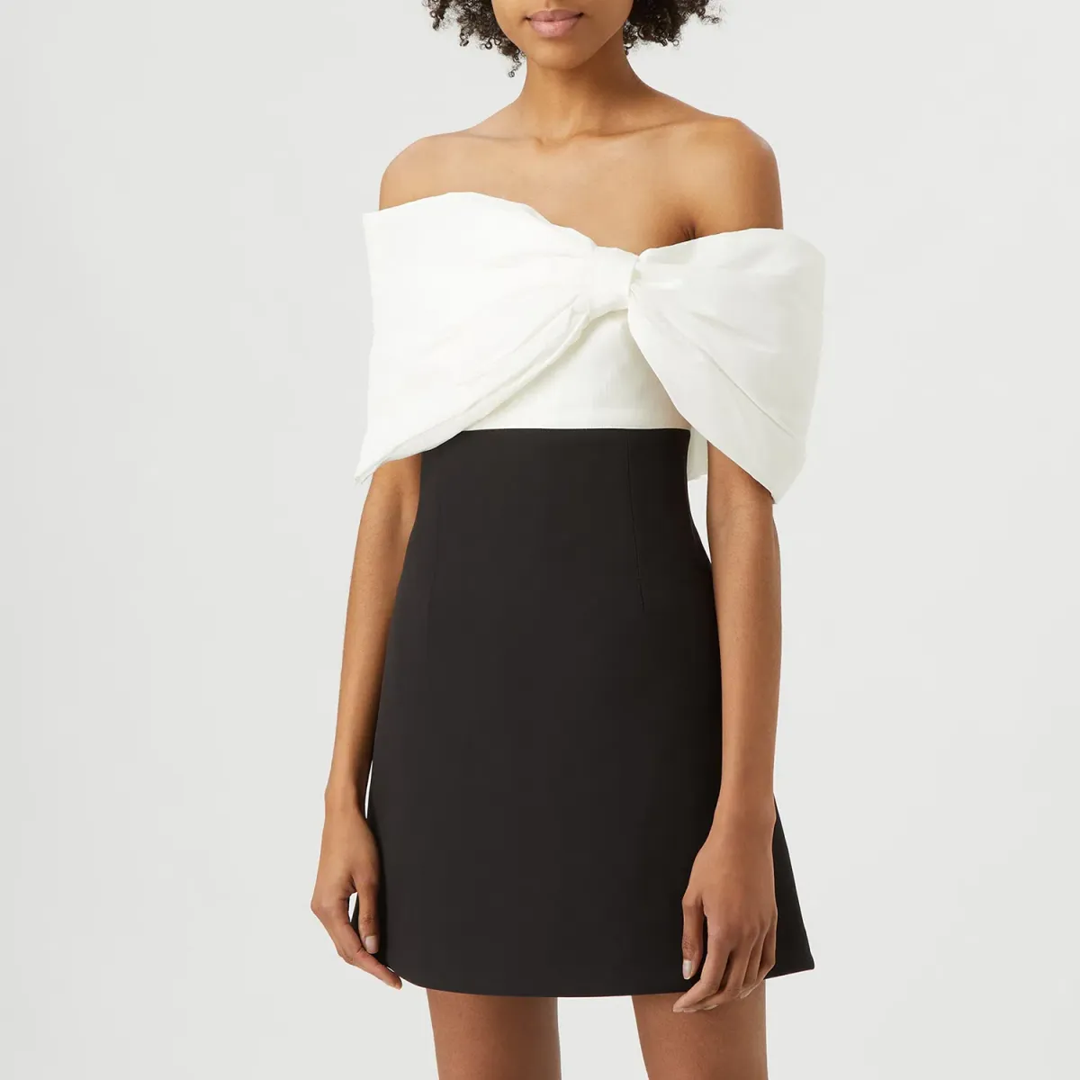 Rachel Gilbert Kace Mini Dress in Black/White Size3/AU12 - Image 2