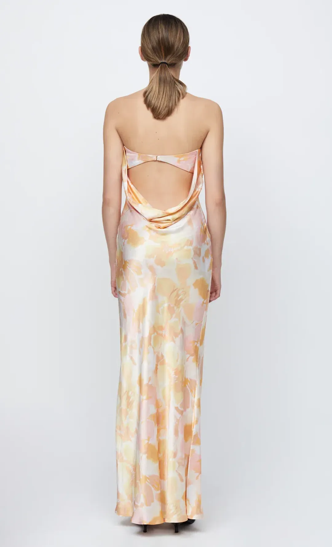 Bec & Bridge Indi Strapless Maxi Cream Size AU 6 for rent on The Volte - main image