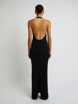 Christopher Esber Tailored Slope Halter Black Dress Size AU 6 for rent on The Volte - image 7