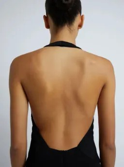 Christopher Esber Tailored Slope Halter Black Dress Size AU 6 for rent on The Volte - image 8