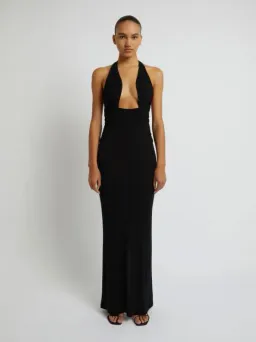 Christopher Esber Tailored Slope Halter Black Dress Size AU 6 for rent on The Volte - image 5