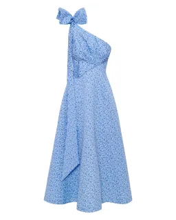 Rachel Gilbert - Emiliano Dress Blue - Size 4 / AU 14 (fits 12 best) for rent on The Volte - image 4