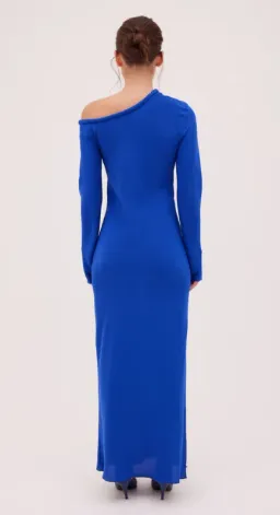 Bianca Spender Vivian Satin Dress Cobalt Size 2 / Au 10 for rent on The Volte - image 6