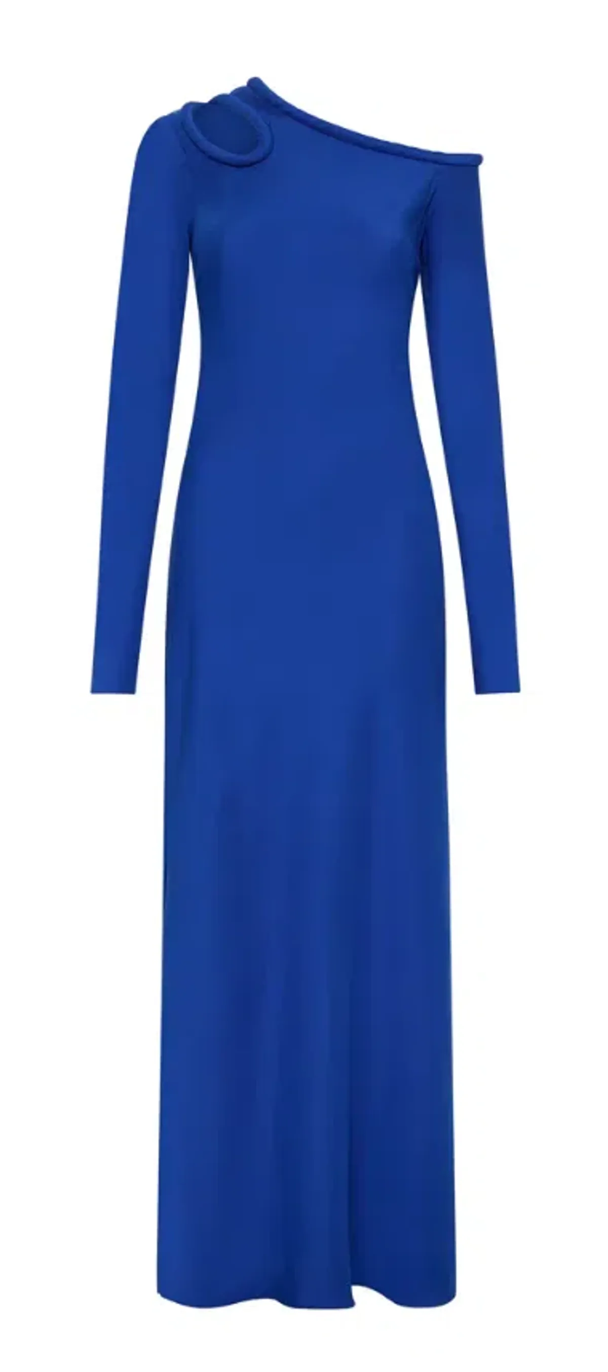 Bianca Spender Vivian Satin Dress Cobalt Size 2 / Au 10 - Image 7