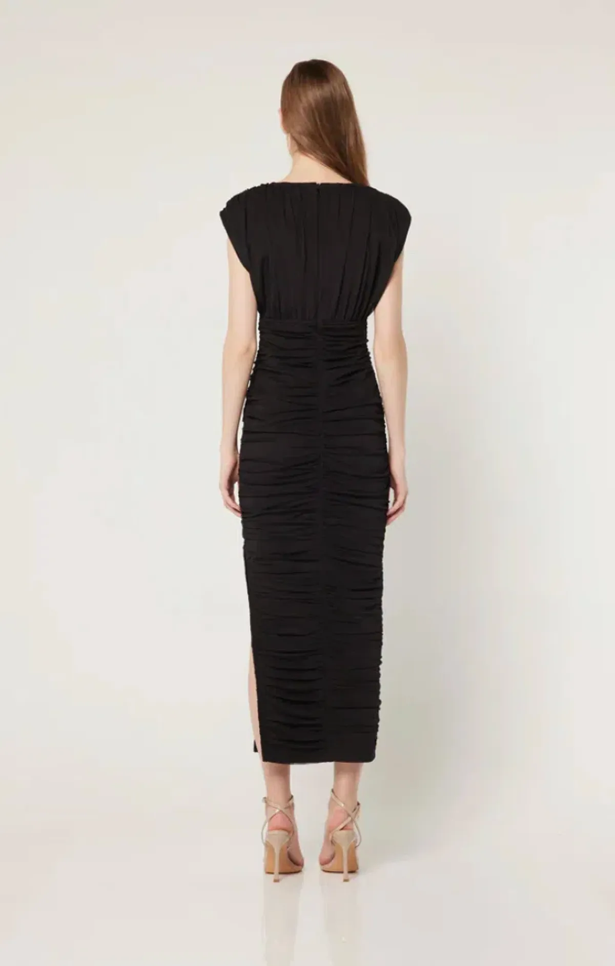 Elliatt Lori Midi Dress Black Size XS / Au 6 - Image 2