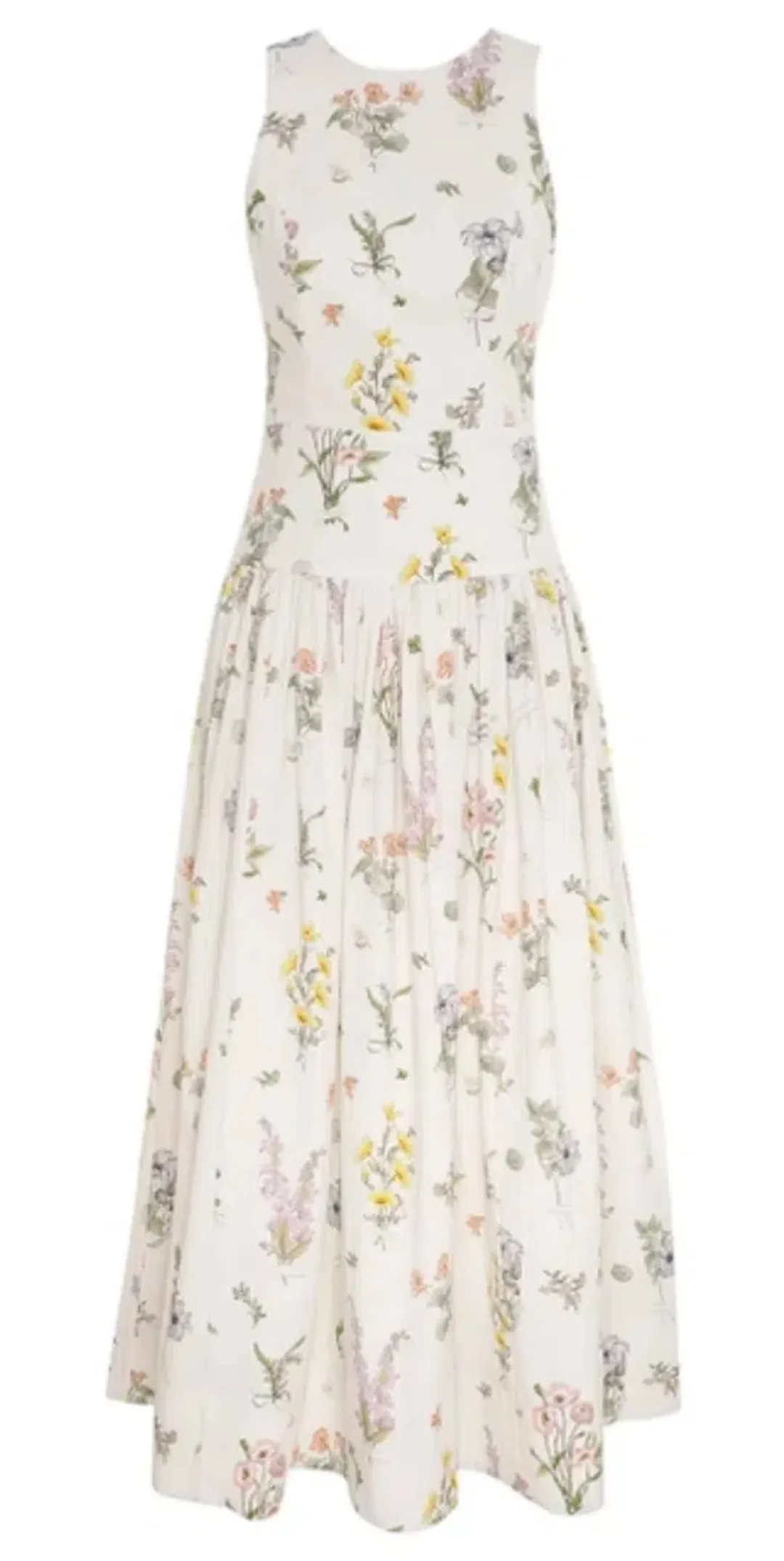 Zimmermann Jeannie Halter Midi Dress Bouquet Floral Size 0 / Au 8 for rent on The Volte - main image
