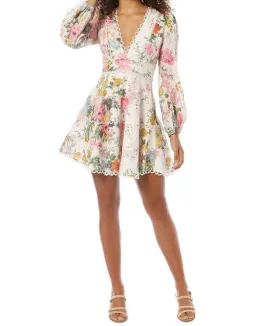 Zimmermann Heathers Flounce Short Dress Floral Print Size 0/Au 8 for rent on The Volte - image 2