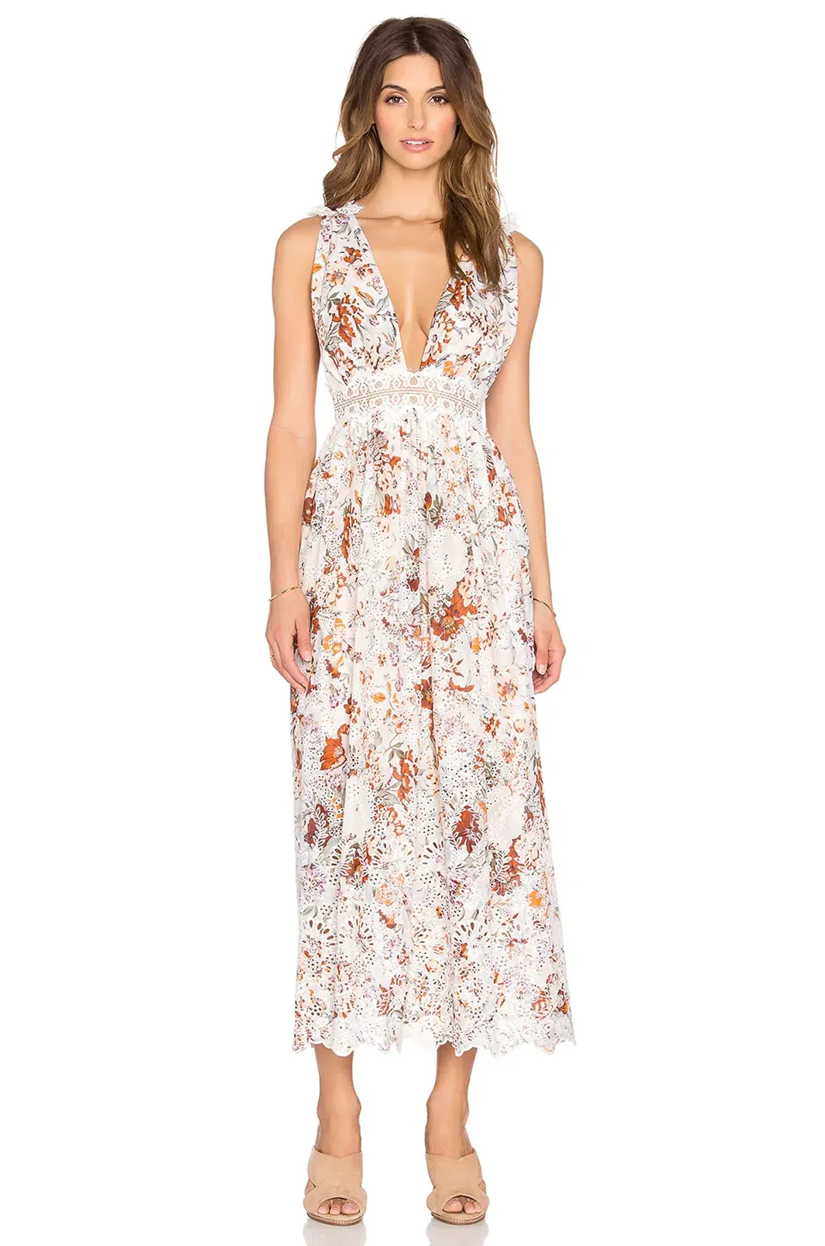 Zimmermann Alchemy Flutter Back Dress Print Size 6 - Image 1
