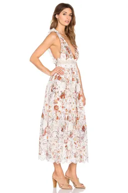 Zimmermann Alchemy Flutter Back Dress Print Size 6 for rent on The Volte - image 2