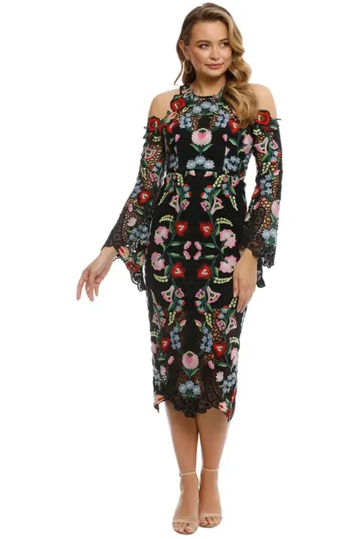 Thurley Mexican Carnival Dress Black Size AU 6 for rent on The Volte - main image
