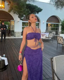 Arcina Ori Issi Set Purple Size M / AU 10 for rent on The Volte - image 3