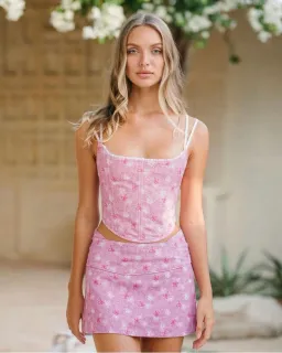 Eisha Collective Milah Set In Pink Size M / AU 10 for rent on The Volte - image 5