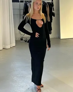 NAKEDVICE Yves Maxi Dress Black Size M / AU 10 for rent on The Volte - image 1