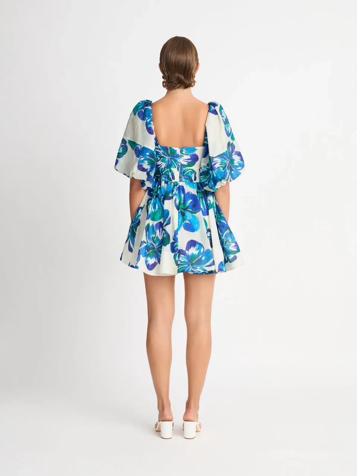 Sheike Hibiscus Mini Dress Floral Size 16 - Image 2