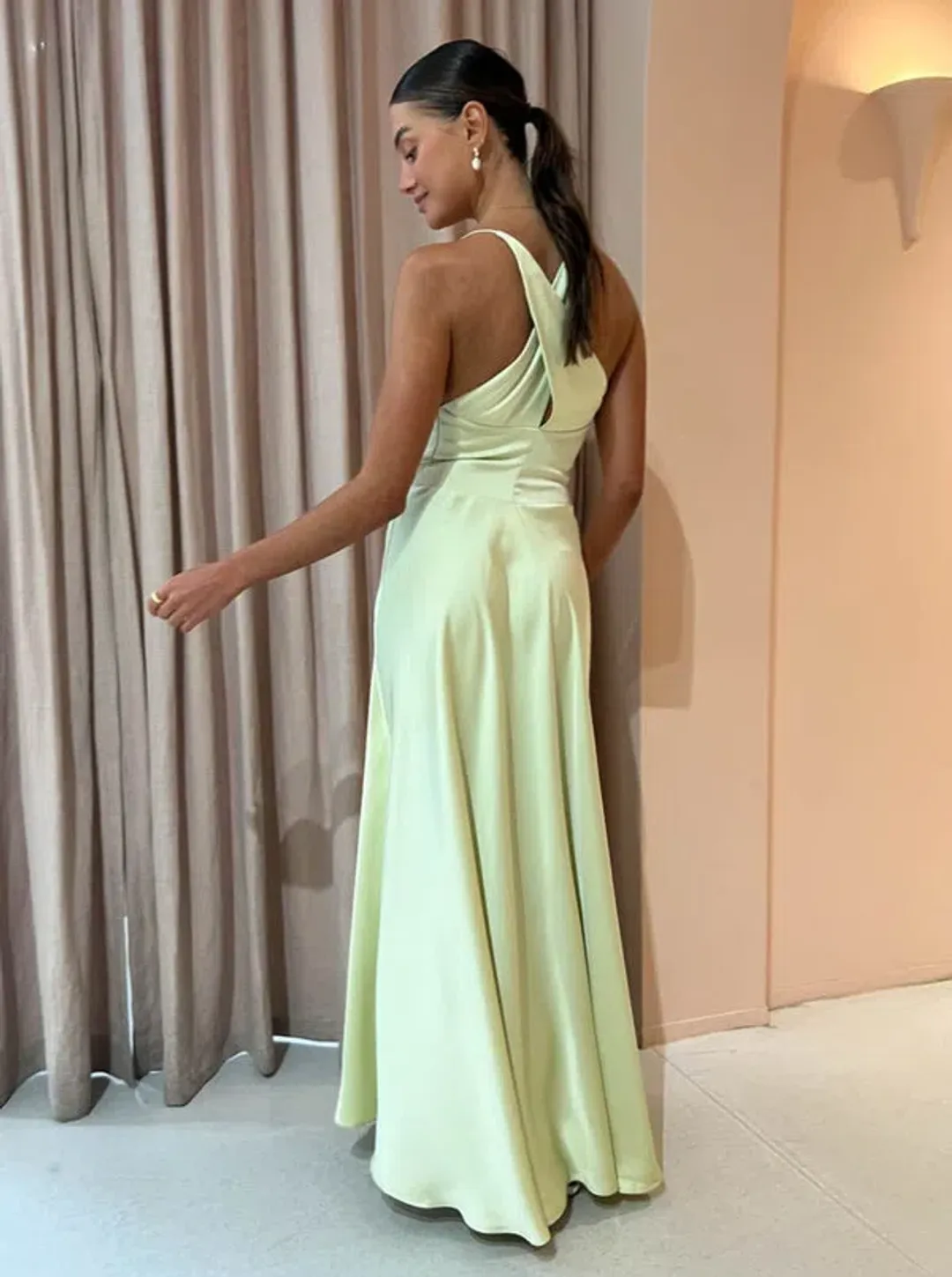 One Fell Swoop Emmeline Maxi Dress in Limoncello Size 6 for rent on The Volte - main image
