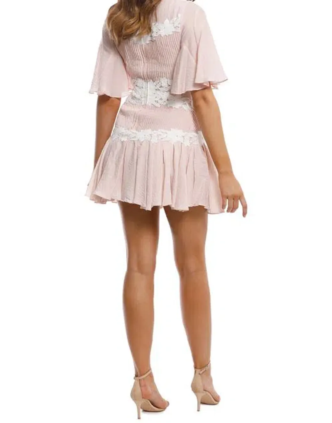 Keepsake The Label All Mine Mini Dress Pink Applique Size 6 for rent on The Volte - main image