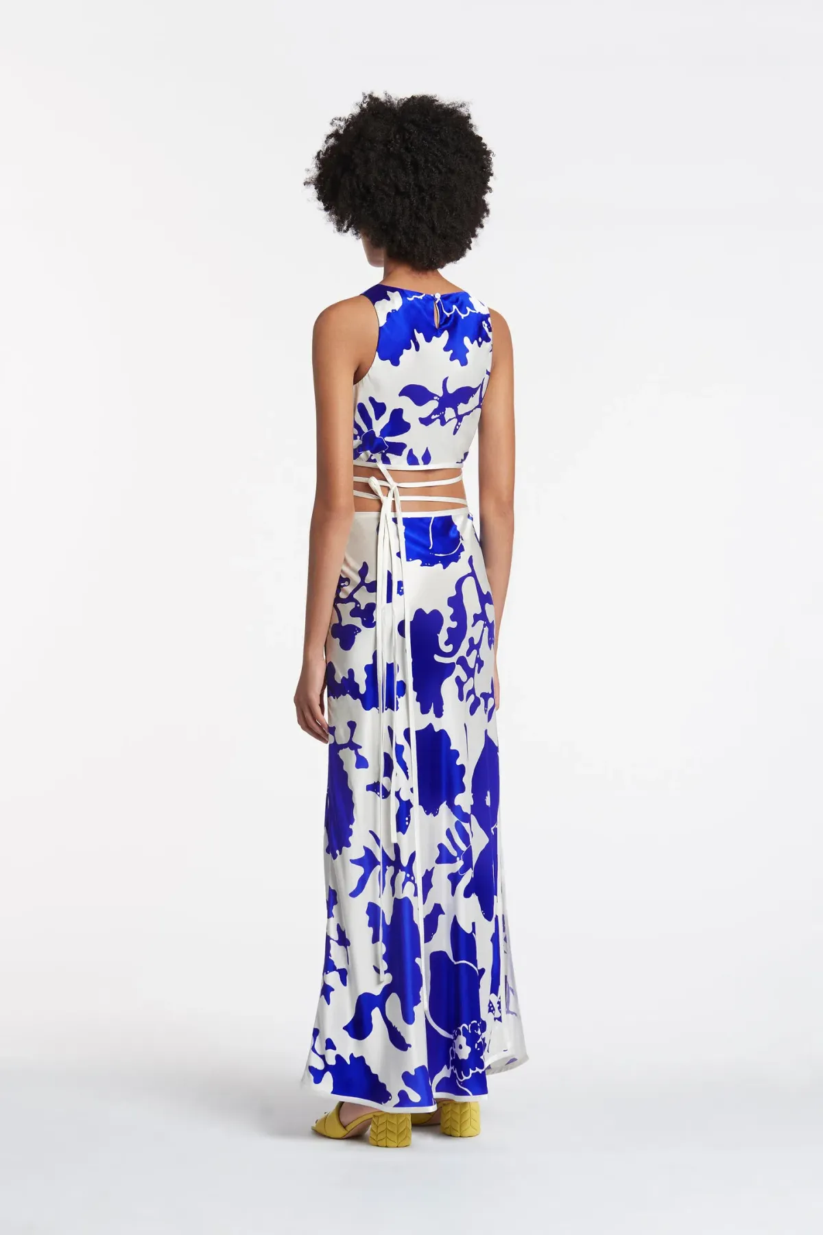 Sir The Label Esme Deconstructed Top and Skirt Merce Abstract Print Size 0/Au 6 - Image 2