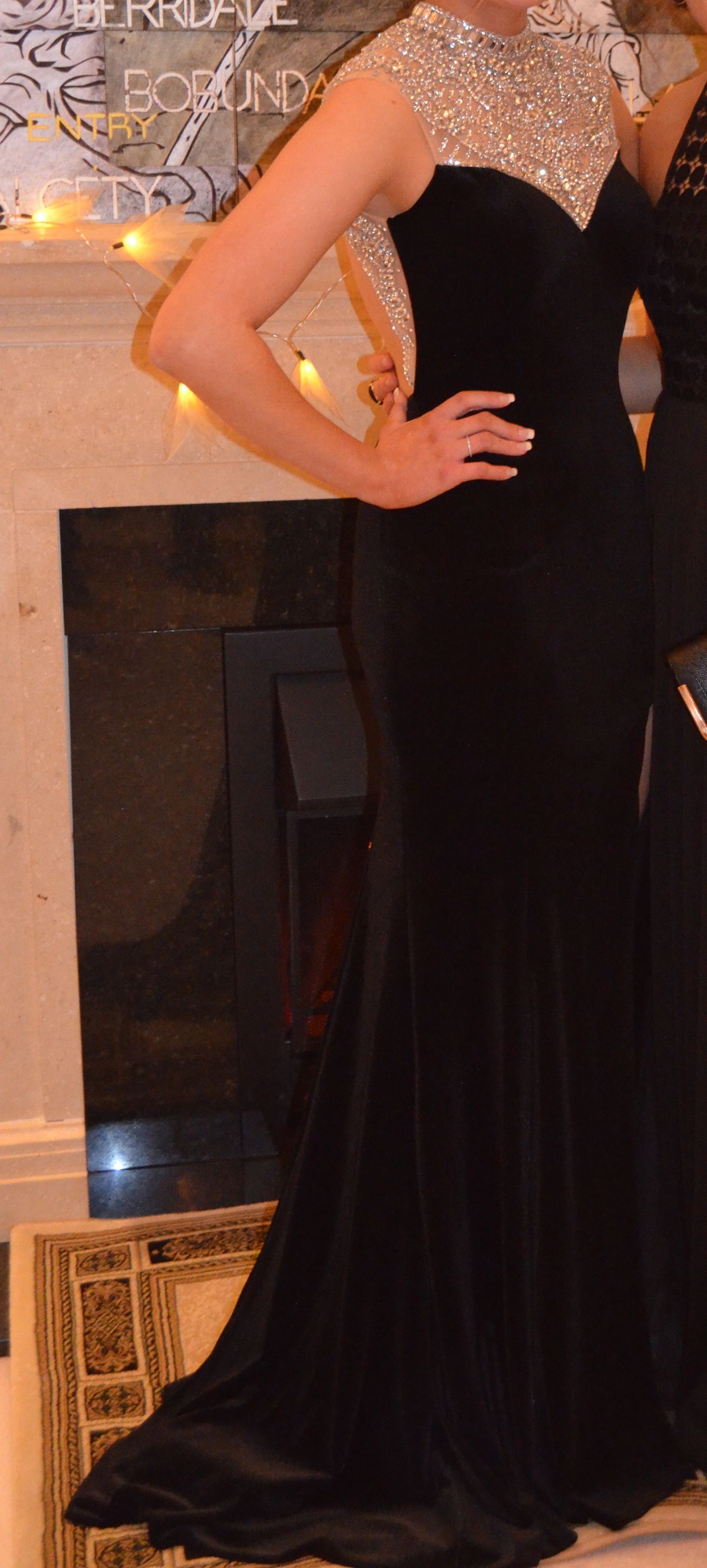 Madison James Black Velvet Gown - Image 5