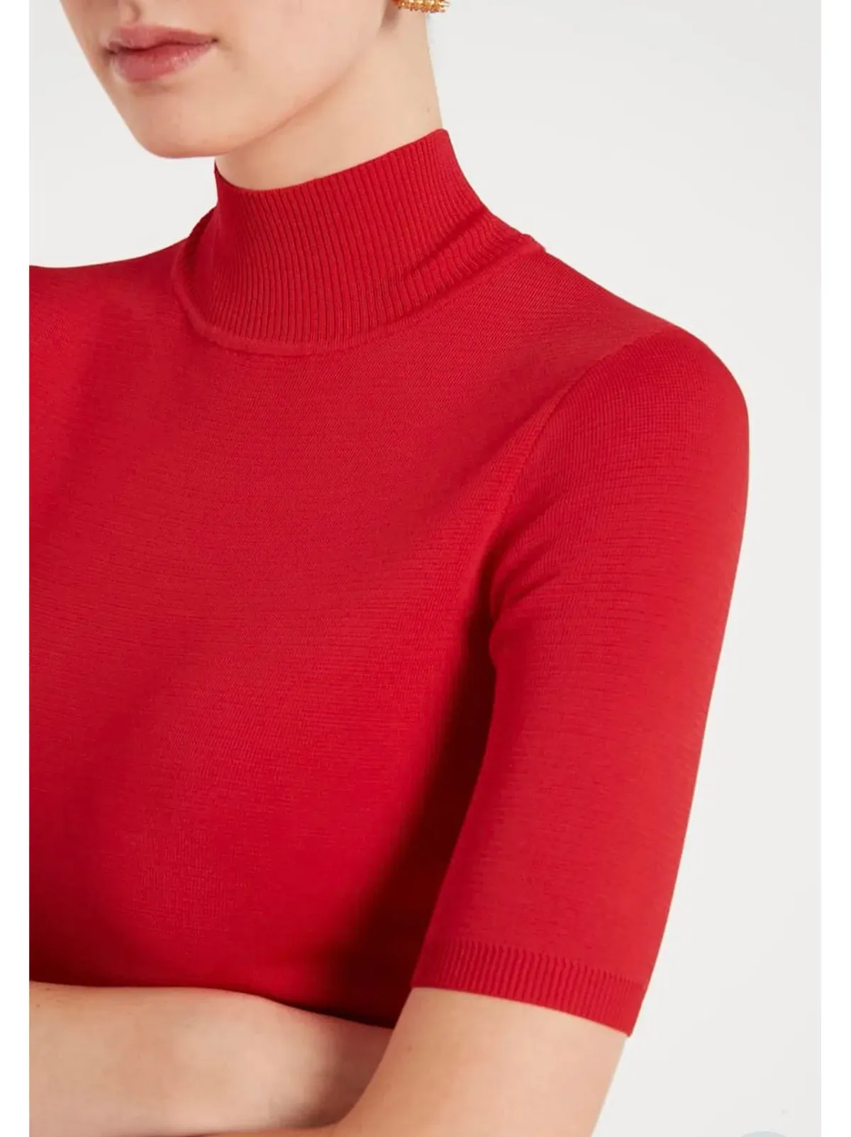 Rebecca Vallance Agnes Knit Dress Red Size 8 - Image 2