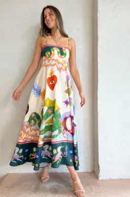 Alemais Seeker Sundress Multi Size AU 14 for rent on The Volte - image 2