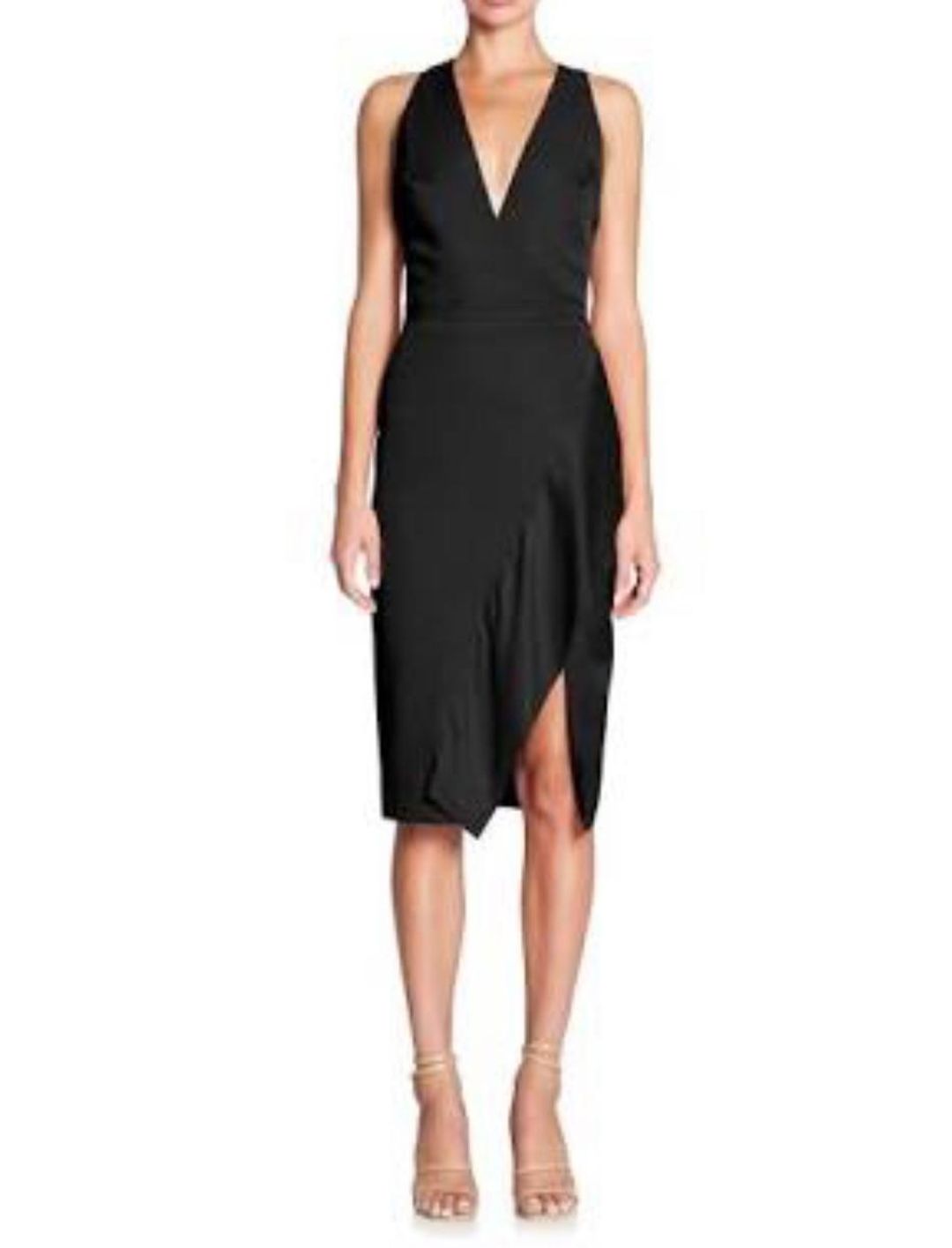 Manning cartel cocktail hour V neck dress for rent on The Volte - main image