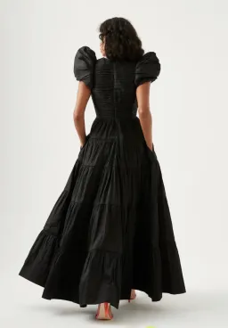 Aje Statuesque Tiered Gown Black Size 8 for rent on The Volte - image 3