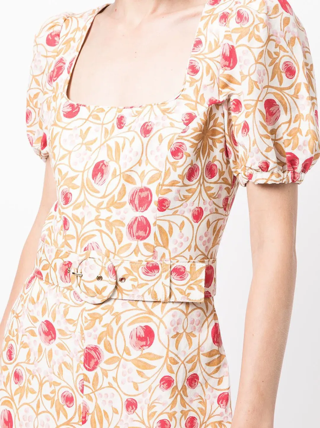 Rebecca Vallance Catania Midi Dress Floral Size 14 for rent on The Volte - main image
