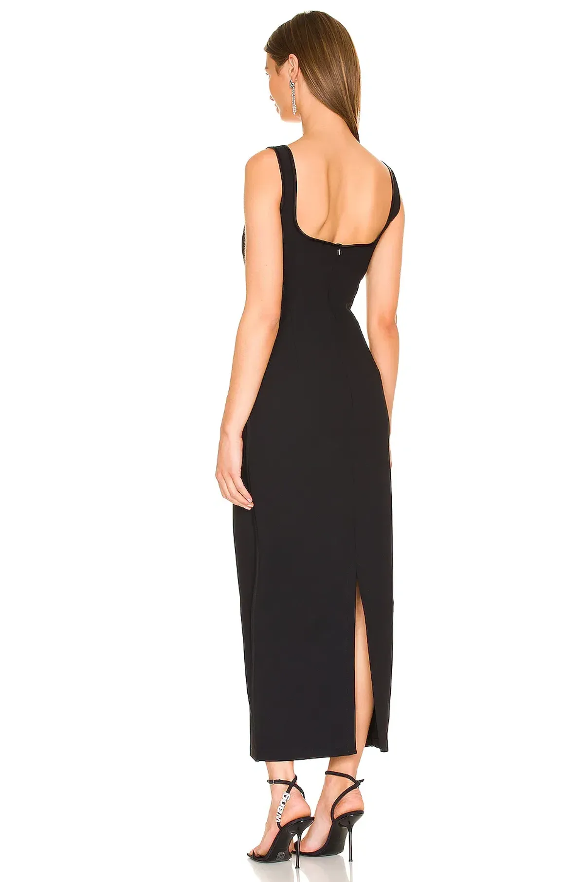 Paris Georgia Diamond Dress Black Size M/AU 10 - Image 4