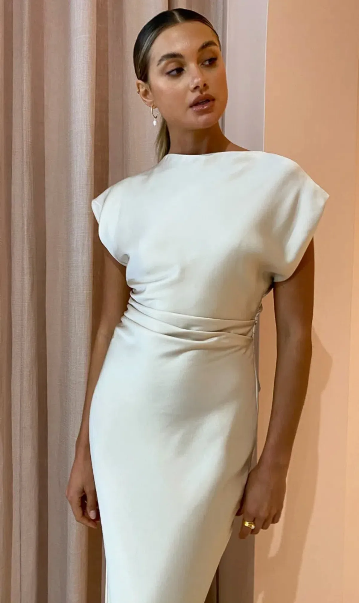 Camilla and Marc Eclar Dress Champagne Size 8 - Image 3