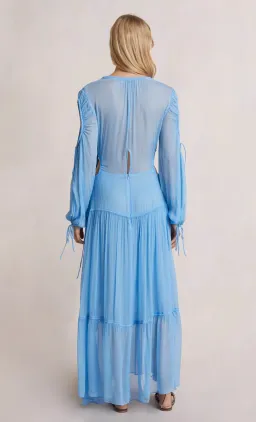 Bec & Bridge Charlotte Long Sleeve Maxi Dress Blue Size 14 for rent on The Volte - image 2