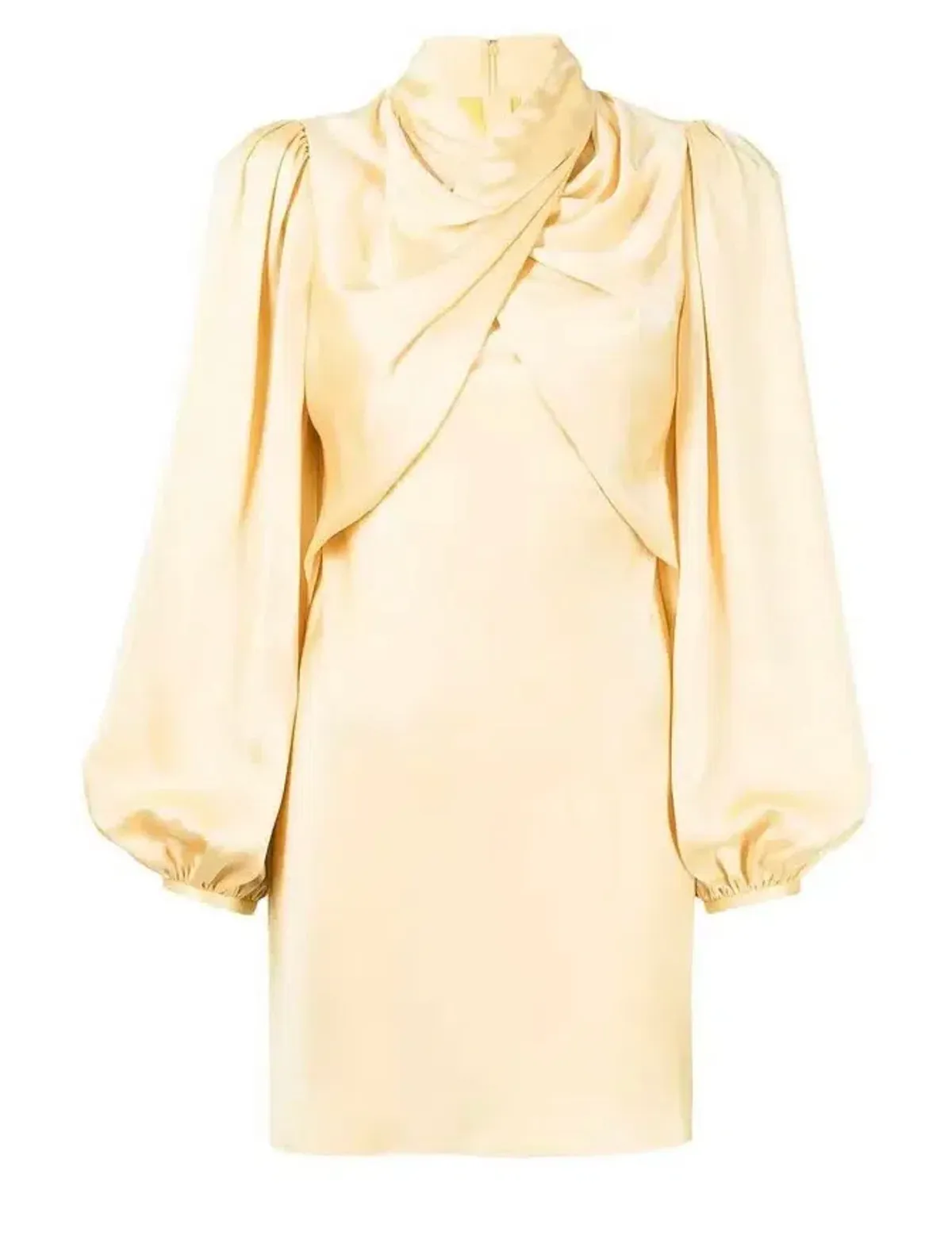 Acler The Lindhurst Dress in Lemon Size 6 - Image 5
