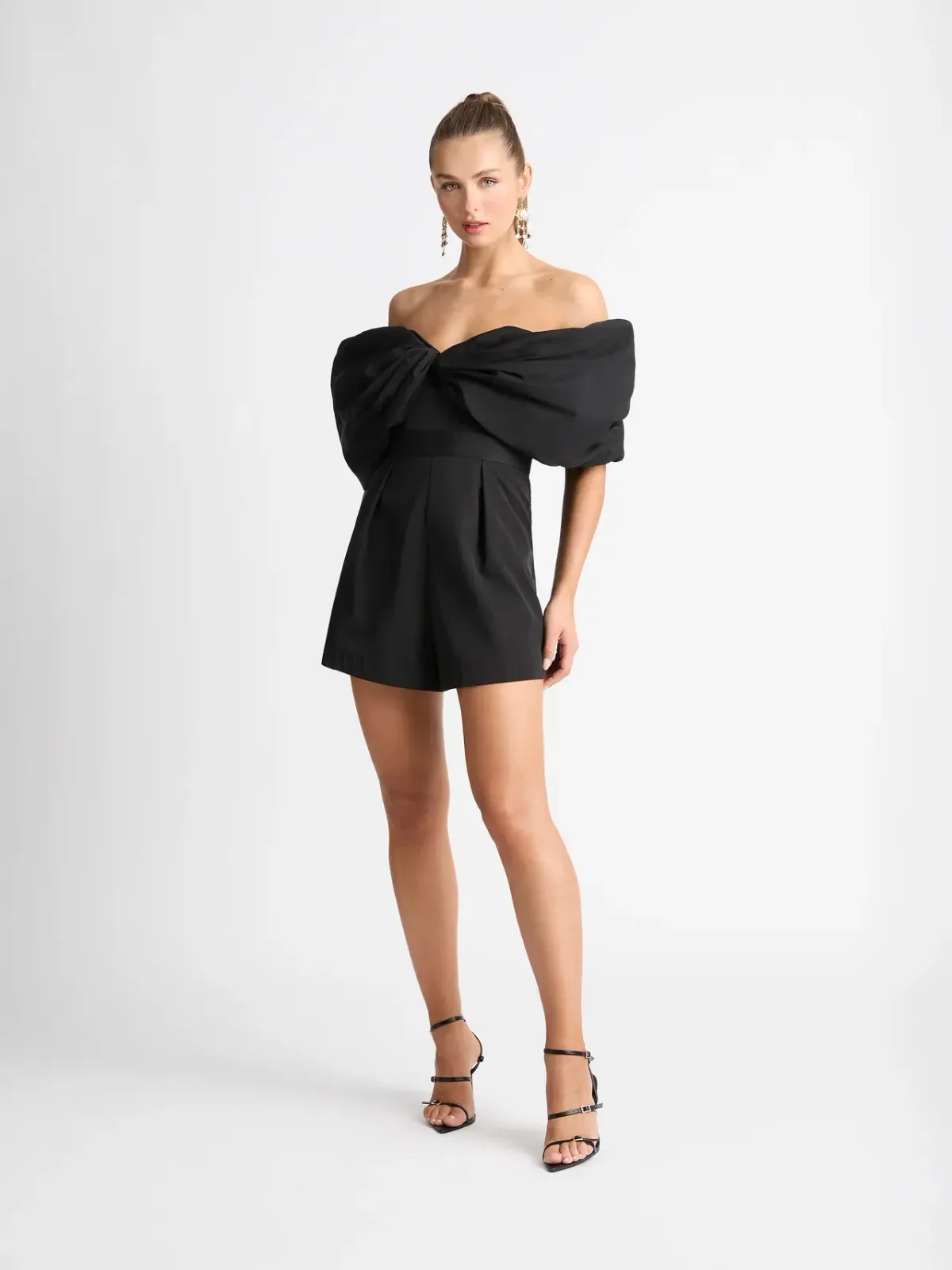 Sheike Parisian Playsuit Black Size 6 / XS for rent on The Volte - main image