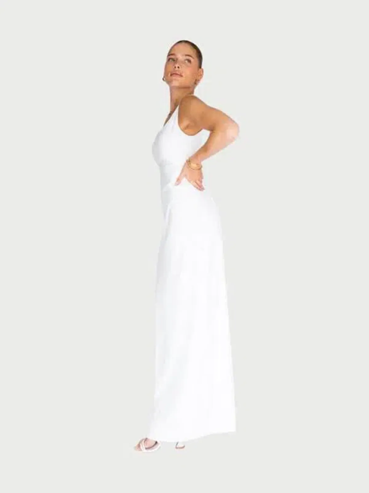 Isabelle Quinn Daisy Maxi Dress in Ivory Size 6 - Image 2