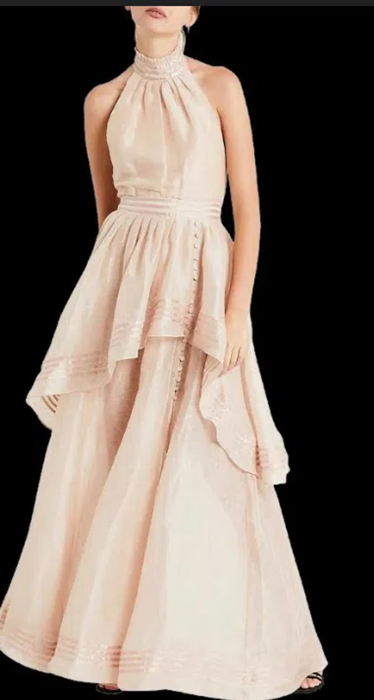 Aje Sienna Maxi Dress Blush Size 6 - Image 2