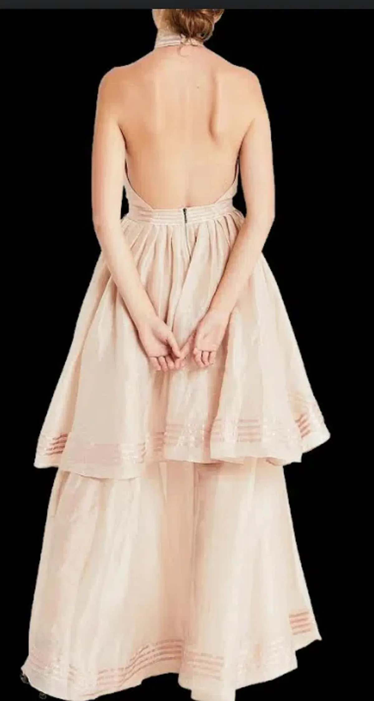 Aje Sienna Maxi Dress Blush Size 6 - Image 3