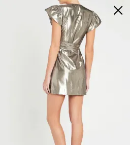 Sass & Bide Night at the Ritz Dress Gold Size AU 14 for rent on The Volte - image 2