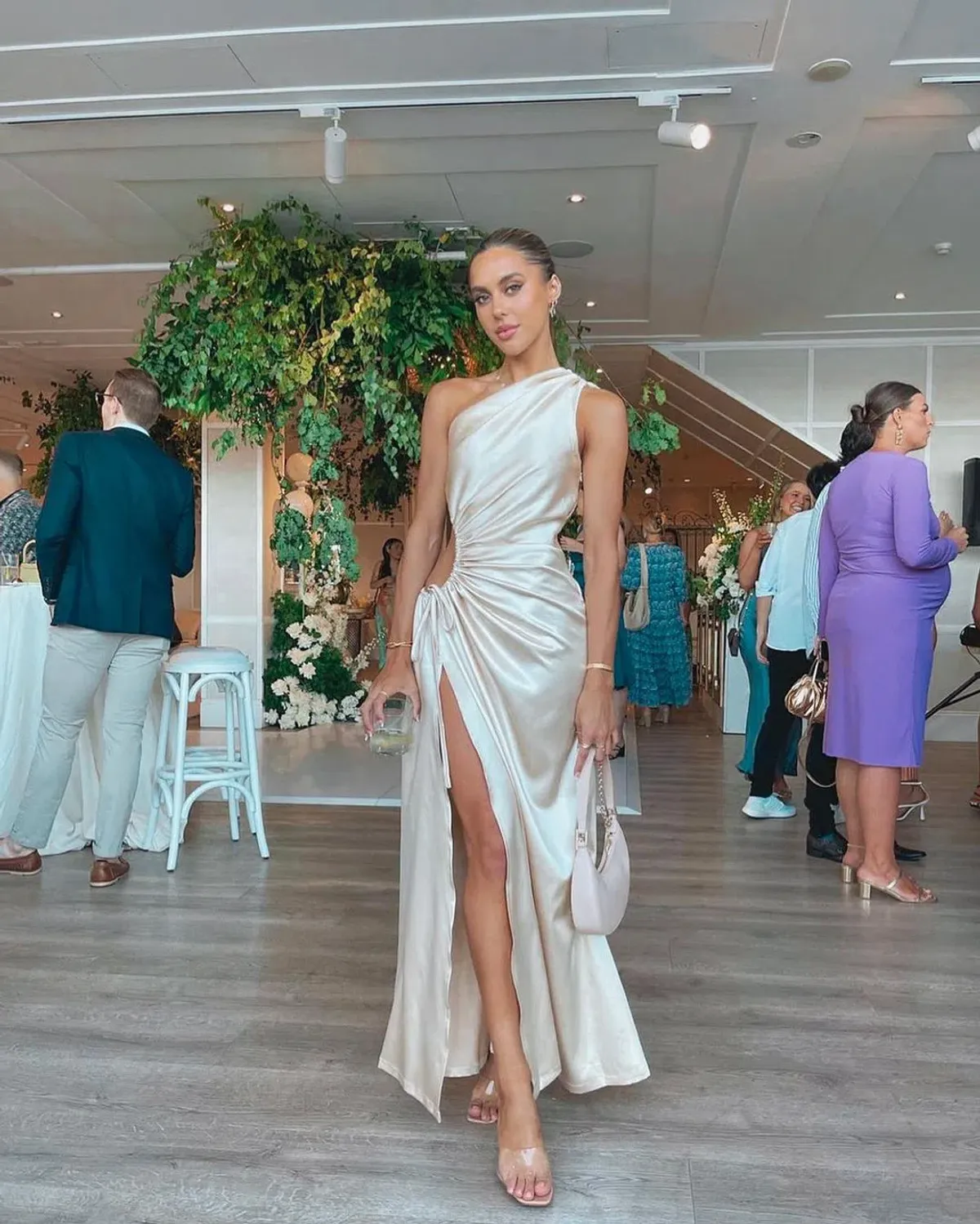 Sonya Moda Nour Ocean Pearl Maxi Dress Size AU 12 - Image 1