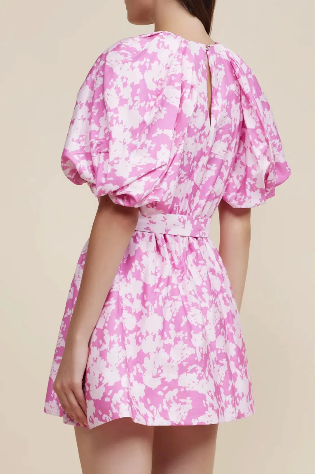Acler Rossmore Dress in Violet Jungle Size 8 for rent on The Volte - main image