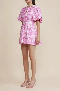 Acler Rossmore Dress in Violet Jungle Size 8 for rent on The Volte - image 1