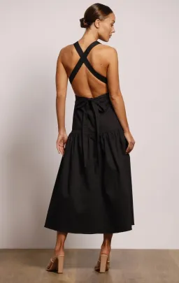 Pasduchas Mangrove Midi Dress Black Size 10 for rent on The Volte - image 2