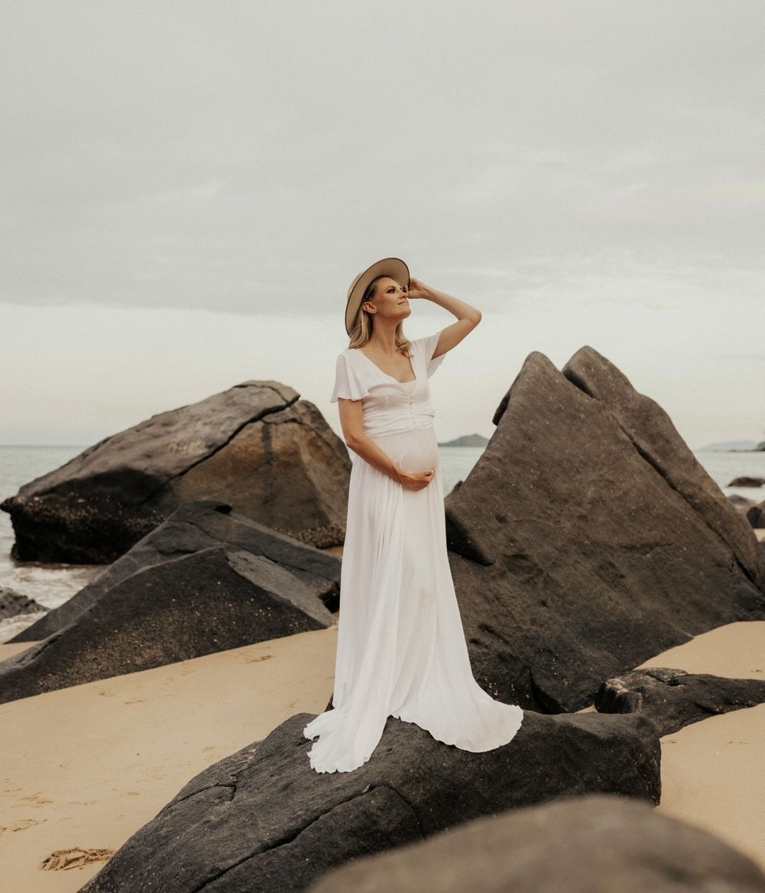 Coven & Co Halo Gown White Size XS (AU 6) for rent on The Volte - main image