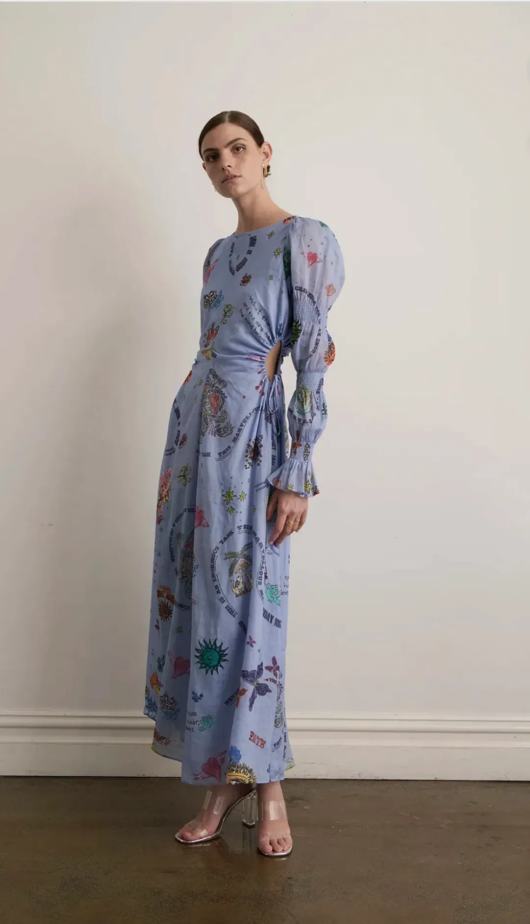 Kate Ford Caracus Cut Out Gown Size AU 12 for rent on The Volte - main image