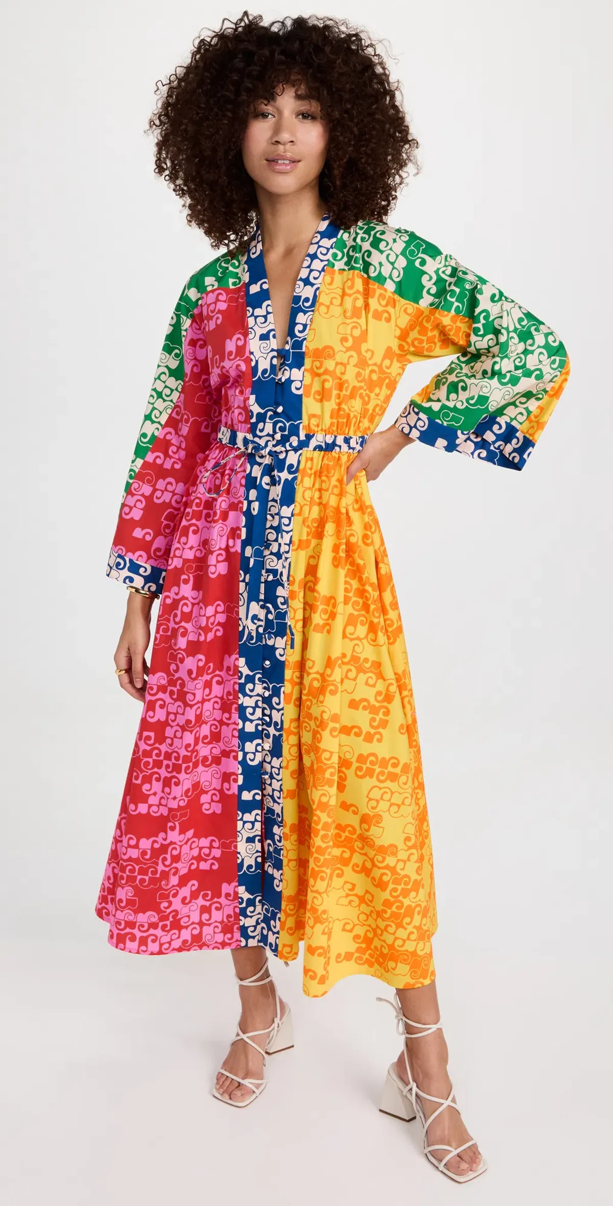 Alemais Louise Shirtdress Floral Multi Size AU 10 - Image 1