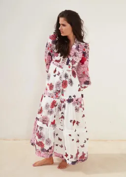 Mackenzie Mode Dynasty Maxi Dress Floral Size 12 for rent on The Volte - image 1