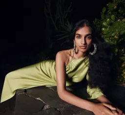 Bec & Bridge Kai Asym Maxi Dress in Pear Size 8 / S for rent on The Volte - image 4