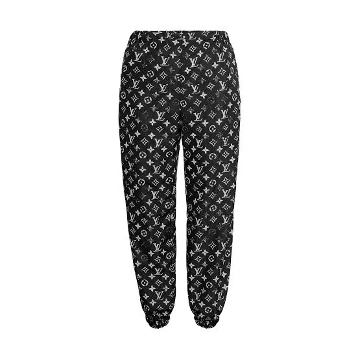Louis Vuitton Stencil-effect Monogram Jogging Pants Black Size AU 8 - Image 3