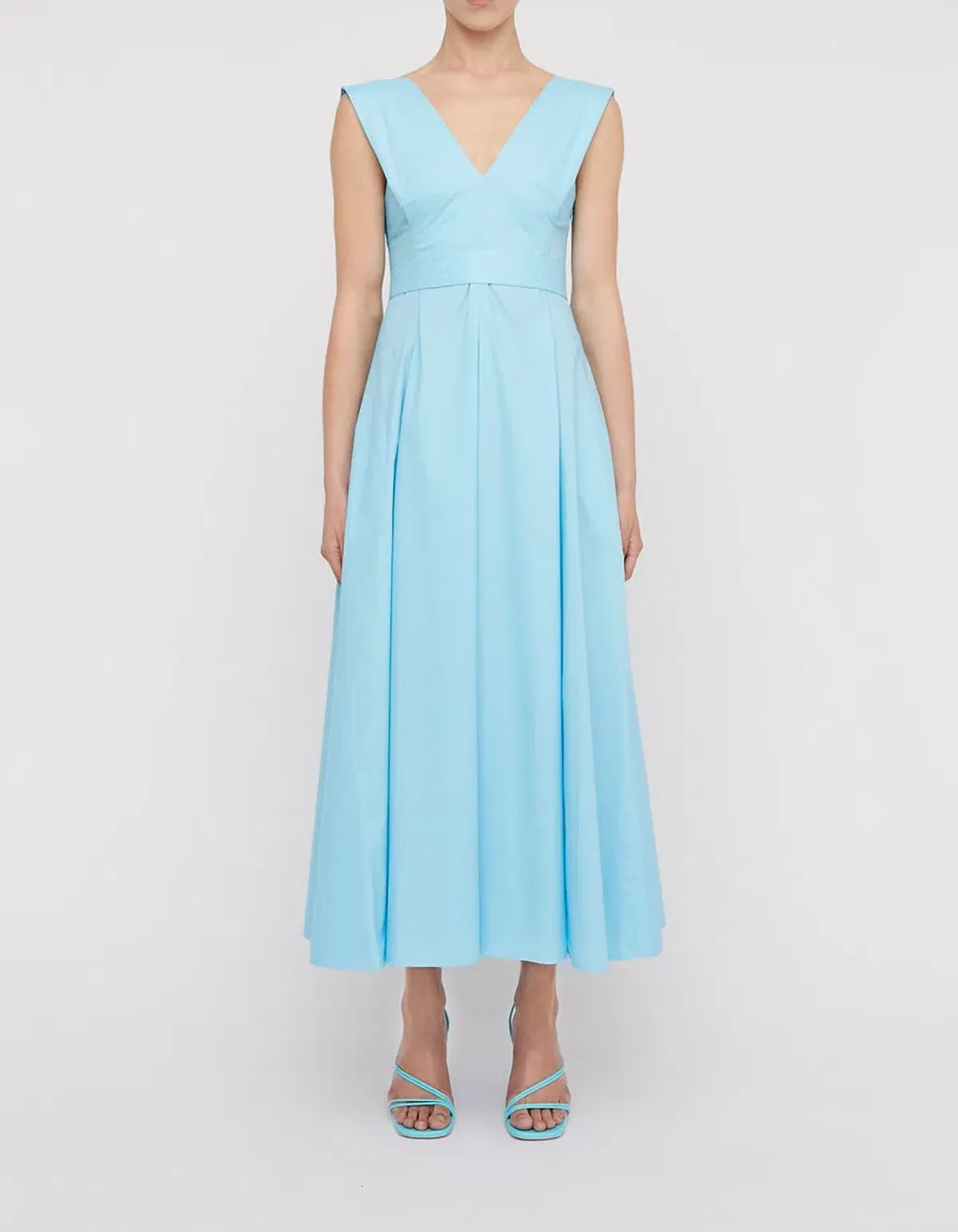 Scanlan Theodore Parachute Panelled Dress Blue Size 8 / S - Image 1