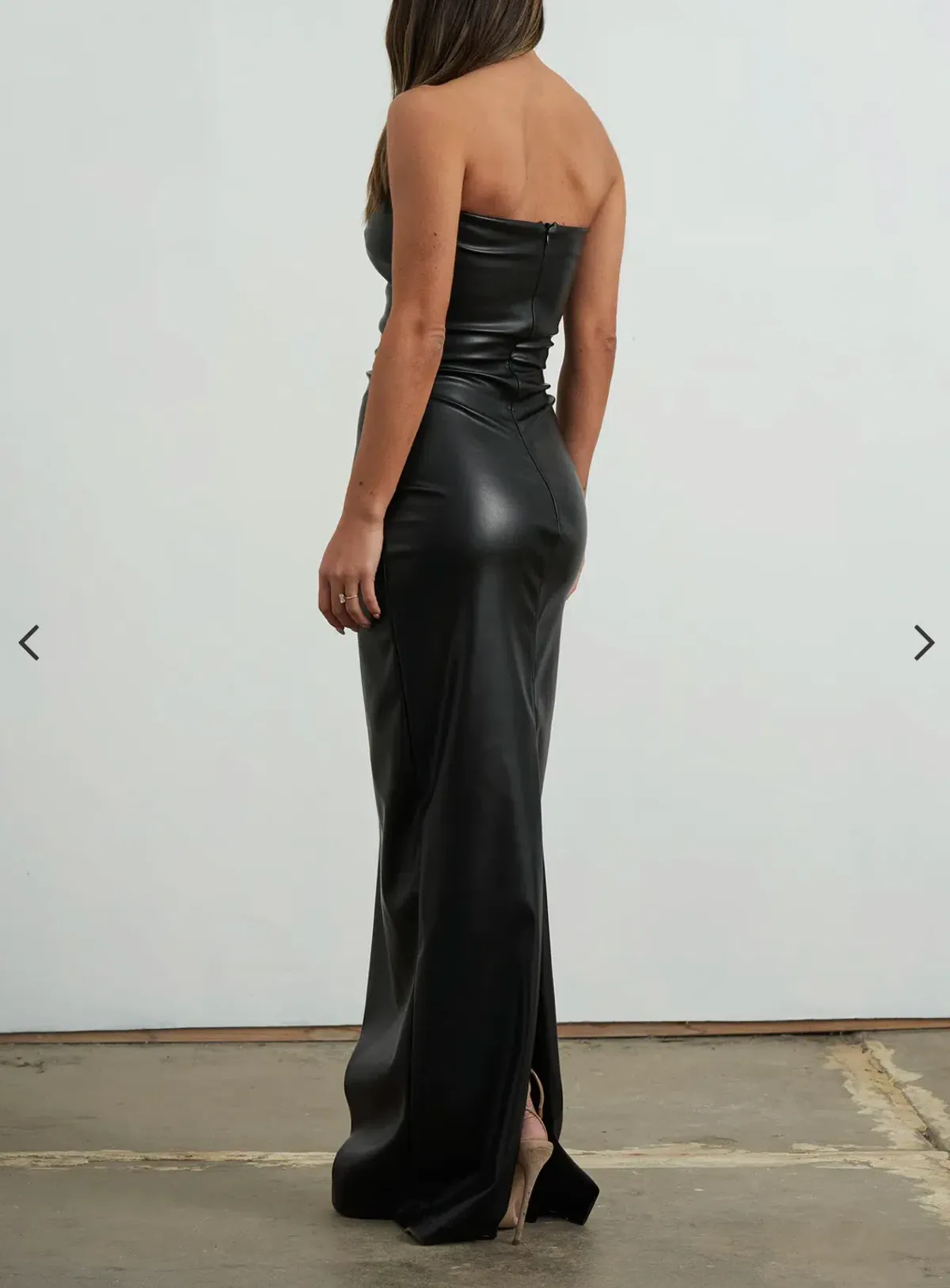 Effie Kats Amelie Maxi Gown Black Size 6 - Image 2