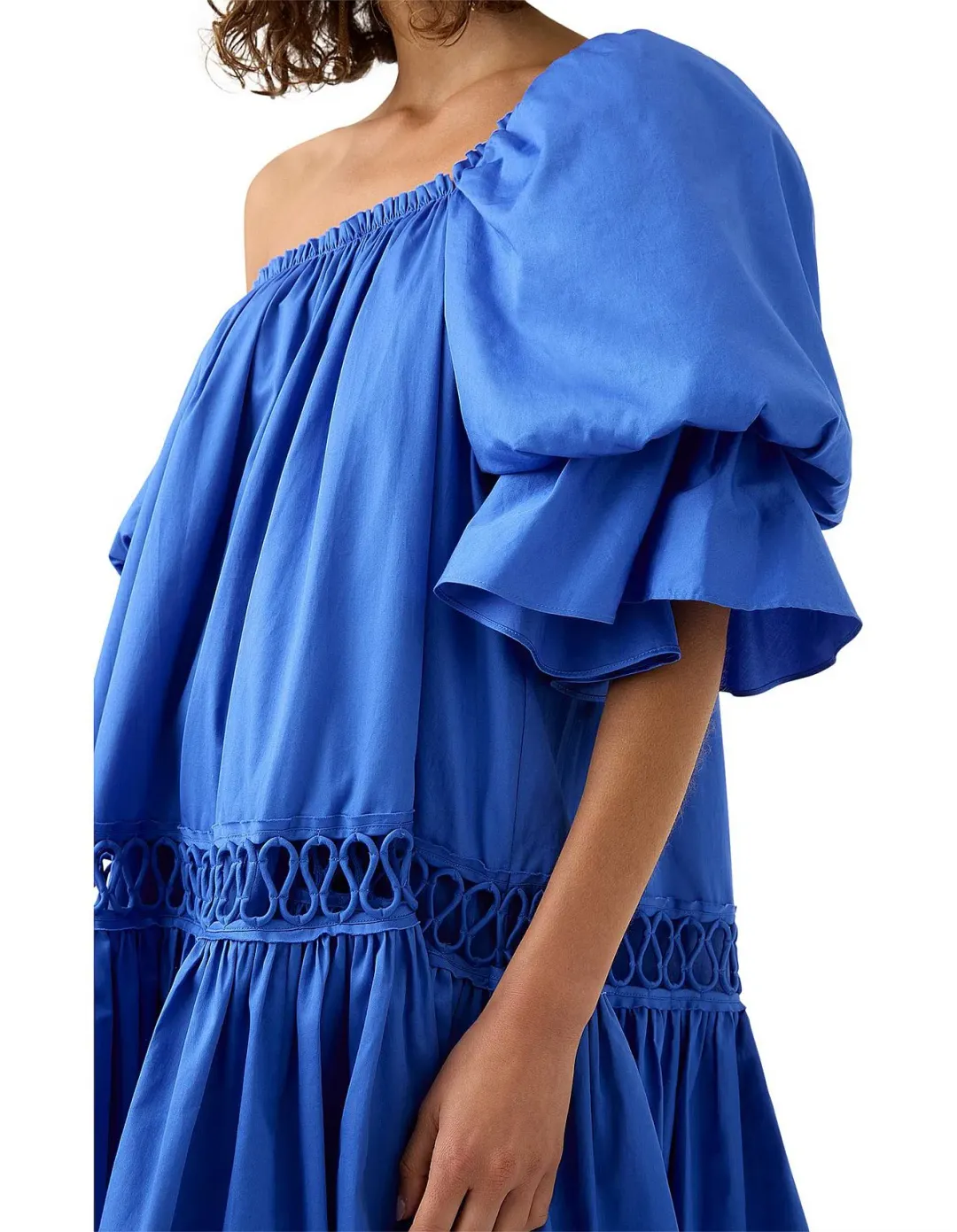 Aje Inspiration Mini Dress in Blue Size 10 for rent on The Volte - main image