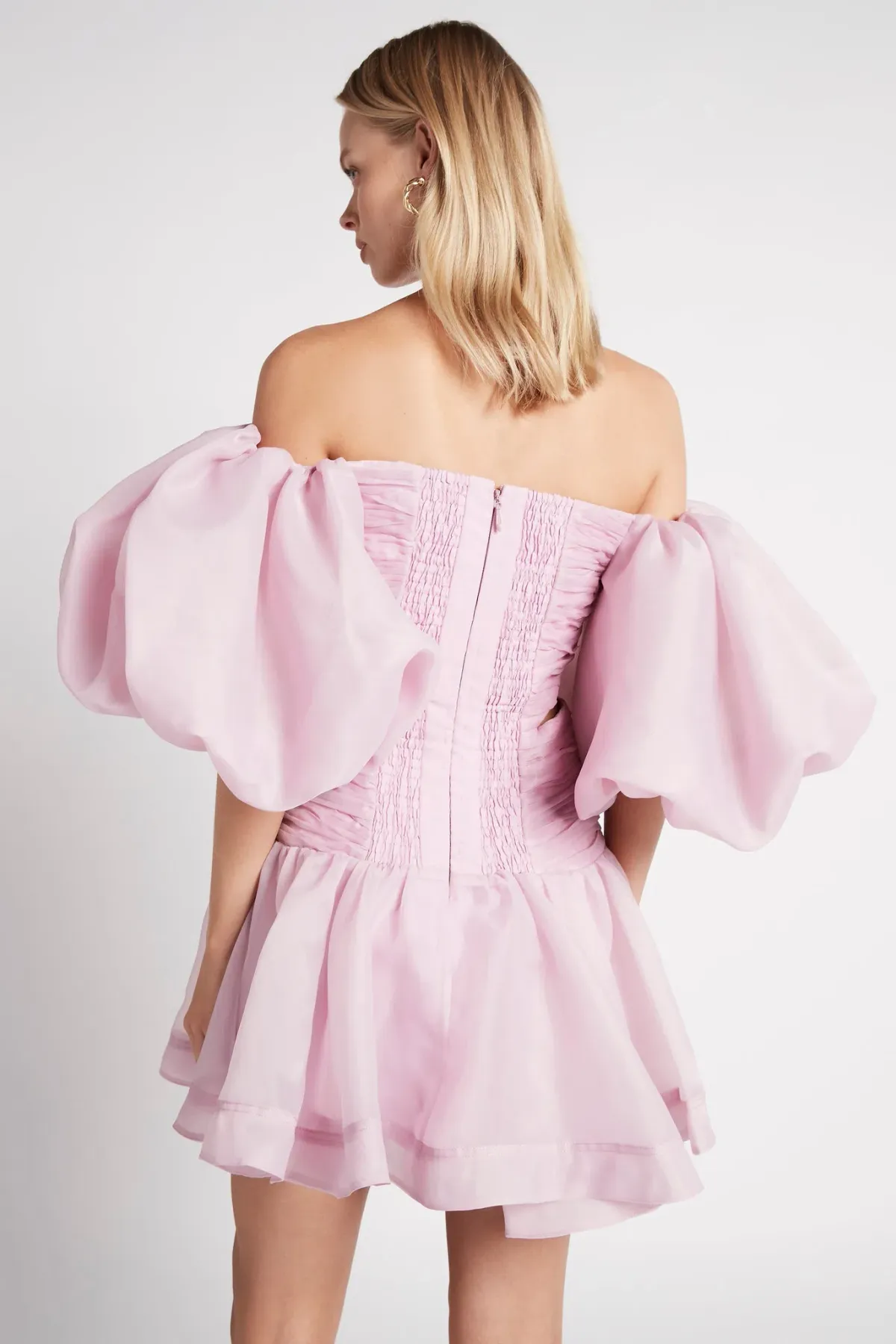 Aje Myriad Mini Dress Lilac Size AU 12 - Image 2